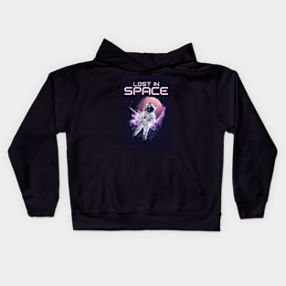 Space planet astronaut Kids Hoodie